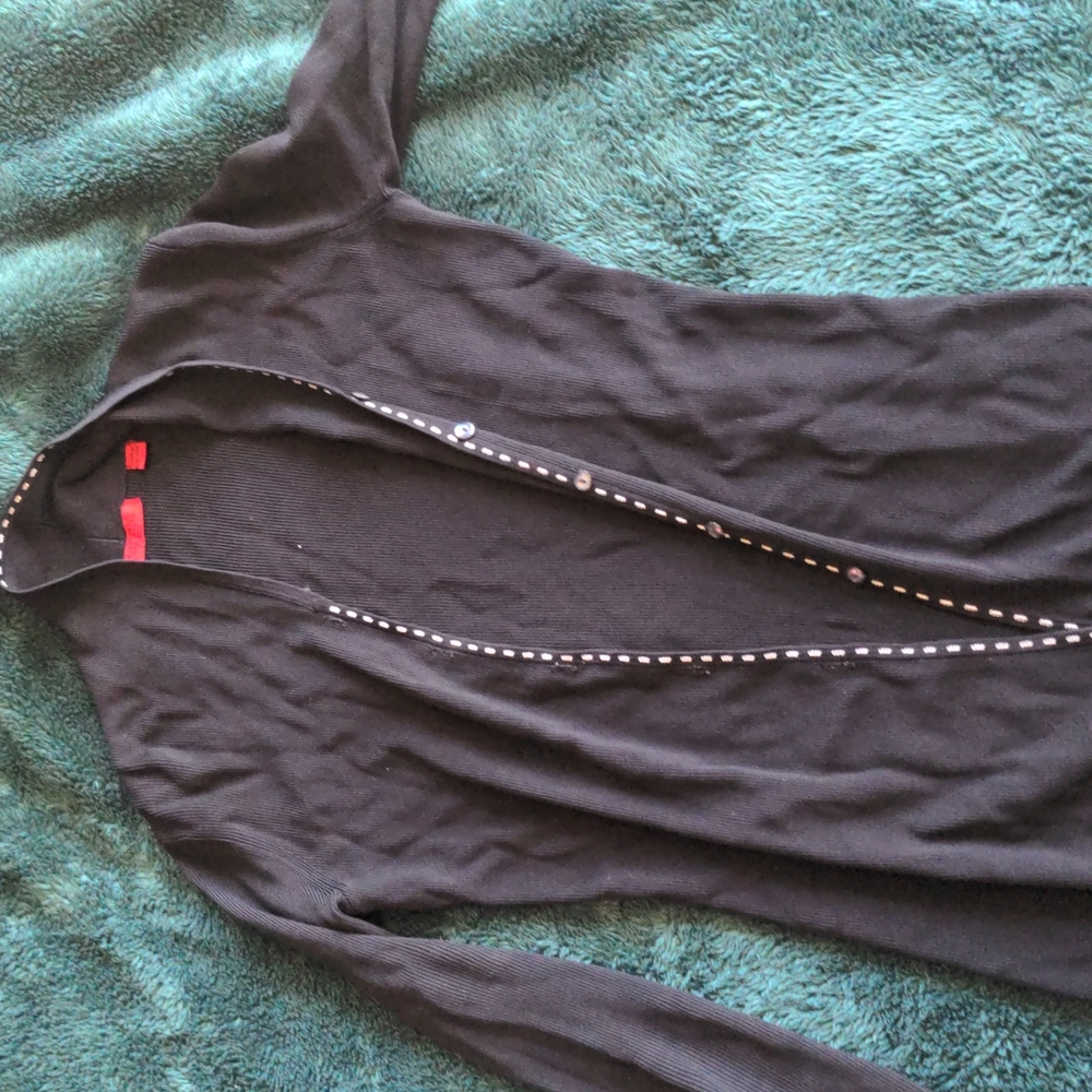 Venini Black Petite Cardigan